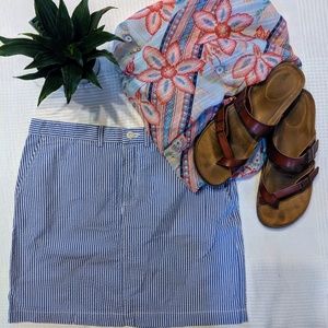 Ralph Lauren Sport Seersucker Blue & White…